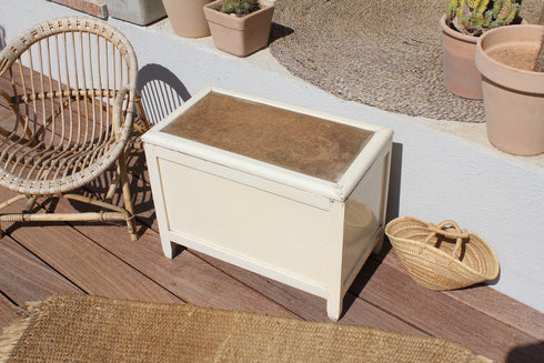 Coffre jouets vintage Léandre