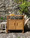 Petit buffet vintage en rotin "Gabriel"