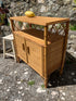 Petit buffet vintage en rotin "Gabriel"