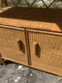Petit buffet vintage en rotin "Gabriel"