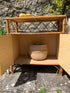 Petit buffet vintage en rotin "Gabriel"